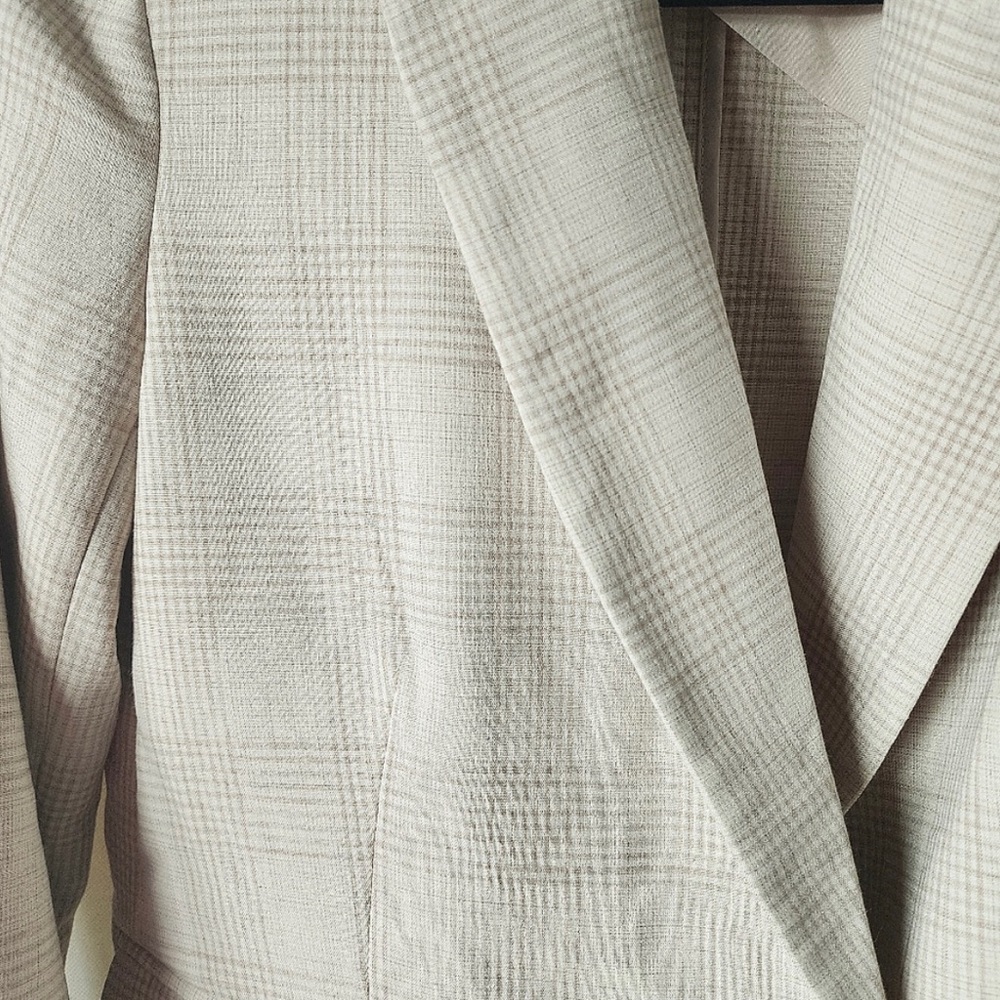 House of Harlow 1960: Plaid Double Breasted Blazer - Picture 6 of 7